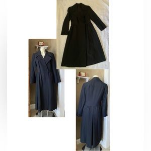 Vintage YouthCraft Collar long dressy Classic Women’s coat Black, M
